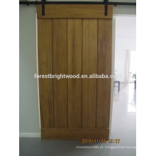 OPP porta de madeira deslizante interior de madeira maciça
